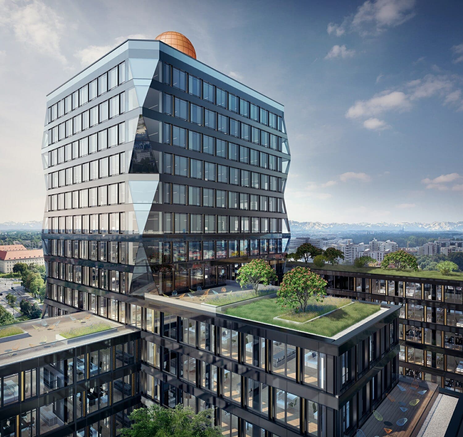 knooing Dachterrasse